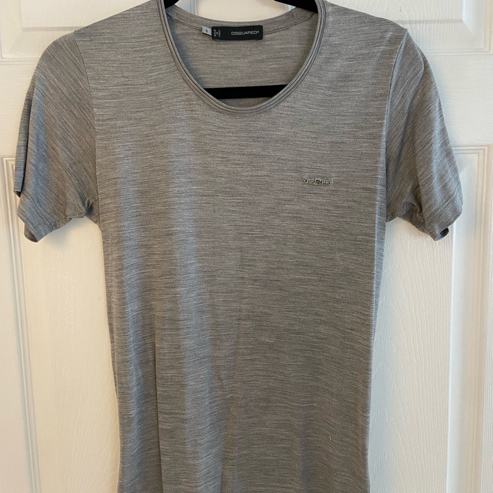 DSQUARED2 Light Gray Short Sleeve Tee